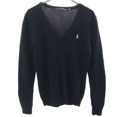 RALPH LAUREN SPORT Vネックニット ブラック L - メルカリ