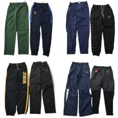 古着卸 まとめ売り ナイキ NIKE ウインドブレーカー パンツ 8枚セット (メンズ S ) サイドライン ワンポイント ロゴ 中古 古着 NE1440のサムネイル