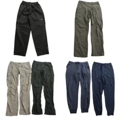 古着卸 まとめ売り アウトドアブランドMIX パンツ 6枚セット (メンズ 34 /S ) パタゴニア コロンビア ノースフェイス 中古 古着 NE1469