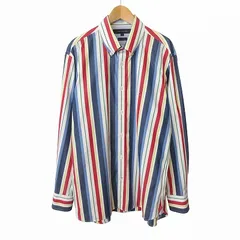 トミーヒルフィガー TOMMY HILFIGER シャツ ストライプ ボタンダウン L マルチカラー