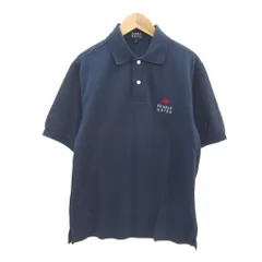 パーリーゲイツ PEARLY GATES ゴルフウエア ポロシャツ 半袖 ポロカラー S ネイビー 紺 ロゴ刺繍 /SY41 ■GY58