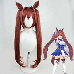ウマ娘 】レッドディザイア コスプレ ウィッグ(尻尾・耳付き) - メルカリ