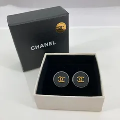 CHANEL（シャネル）96P　ココマーク　イヤリング　GP　ブラック