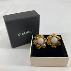 CHANEL（シャネル）　ココマーク　フラワーイヤリング　コメ付き94P　ゴールド