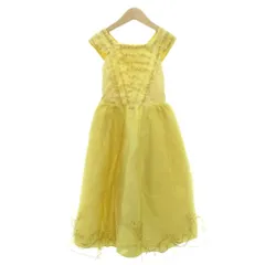 ディズニー Disney ビビディバビディ ブティック 美女と野獣 ベル コスチュームドレス ワンピース 120 黄 イエロー /UO