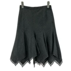 apuweiser-riche アプワイザーリッシェ アシメヘム フレアスカート size1/グレー系