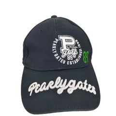 パーリーゲイツ PEARLY GATES ロゴ＆ナンバリング刺繍テープバックキャップ メンズ 表記無 のサムネイル