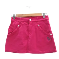 パーリーゲイツ PEARLY GATES ゴルフウエア 台形スカート ミニ丈 刺繍 1 マゼンタ /SM18 ■GY61