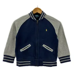 Polo by Ralph Lauren ポロバイラルフローレン スウェットスタジャン size120/ネイビー系