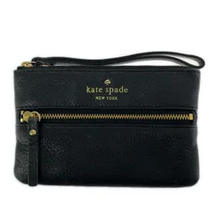 kate spade new york ケイト・スペード ニューヨーク レザーポーチ/ブラック