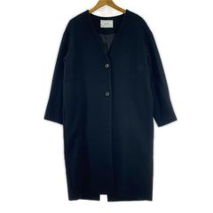 FRAMeWORK フレームワーク FRAMeWORK フレームワーク ウール混 ノーカラーコート size36/ブラック