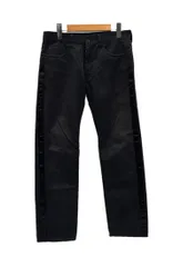 コムデギャルソン COMME des GARCONS HOMME コットン サイドライン パンツ 黒 スラックス ブラック SSサイズ 101MB-924のサムネイル