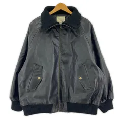 JaVa ジャバ PUレザー ジップアップブルゾン sizeM/ブラック
