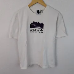 adidas Originals アディダスオリジナルス Tシャツ ロゴプリント ホワイト XLサイズ メンズ 古着 ストリート スポーツMIX