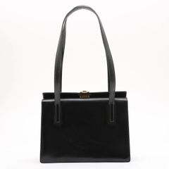 極美品 グッチ キャンバス 2WAY ショルダーバッグ バンブー GG柄 黒 1 