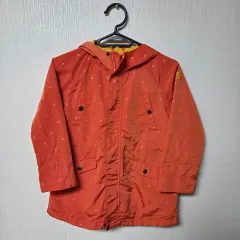 THE NORTH FACE ザノースフェイス オレンジ色 ドット ウィンドブレーカー 120