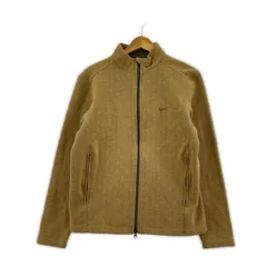 NIKE ナイキ ウール混 スタンドカラージャケット sizeM/ベージュ