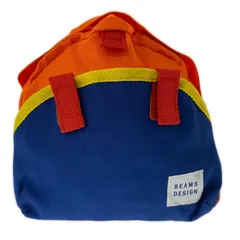 BEAMS DESIGN ビームス デザイン リュック・デイパック/オレンジ×ブルー
