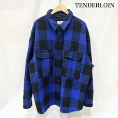 テンダーロイン T-BUFFALO JACKET ひし形織柄 BLUE L メンズ L ISItems【USED】【古着】【中古】50155144