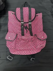 パンク CHECK ピンク バックパック バッグ