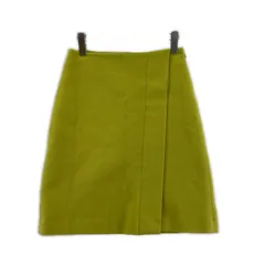 apart by lowrys アパートバイローリーズ ラップ風スカート sizeM/ライムグリーン