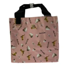 PAUL&JOE ACCESSOURES ポールアンドジョーアクセソワ タグ付き 猫柄トートバッグ/ピンク