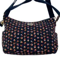 PAUL&JOE ACCESSOURES ポールアンドジョーアクセソワ 小花柄 2WAYショルダーバッグ/ネイビー