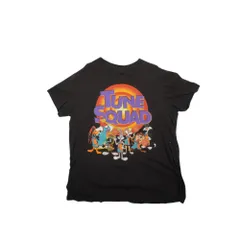 【美品】スペース・プレイヤーズ Tシャツ Lサイズ 黒 Tune Squad スペースジャム 越境販売対応