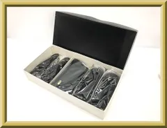 【未使用】保管品 喪服用 草履バッグ 3点セット 草履 履物 時雨履 爪皮付 雨草履 防寒 バッグ ハンドバッグ クラッチ 2WAY 黒 ブラック 無地 和装小物 箱付