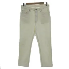 リー LEE ジーンズ LM4903 デニム テーパード ストレッチ オフ白 35