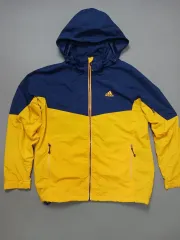 105 アディダス ウィンドブレーカー プーさん WHO フード 取り外し ジャケット