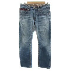 エドウィン EDWIN 423XVS EXCLUSIVE VINTAGE デニムパンツ ジーンズ ストレート ロング丈 ウォッシュ加工 30 M 水色 ライトブルー /YS15