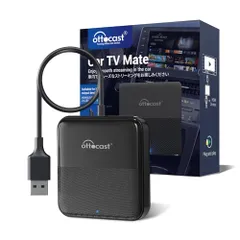 【公式】OTTOCAST オットキャスト 新型 Car TV Mate カーテレビメイト HDMI出力のTV stick/スクリーンキャスター/DVDなど接続可能 USB Type-C交換アダプタ付き 有線AppleCarPlay搭載車両専用 【技適取shun