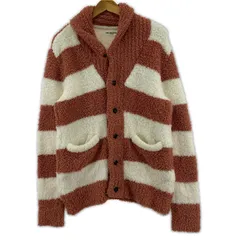 GELATO PIQUE HOMME ジェラートピケ オム ボーダーカーディガン sizeL/ピンク系