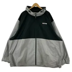 OUTDOOR アウトドア ジップアップ フーデッドジャケット size6L/グレー×ブラックのサムネイル