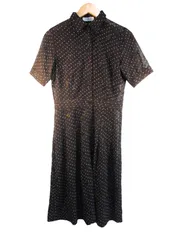 k05250205098　a.v.v　38　茶色×水色　Mサイズ程度　ワンピース or ドレス　ワンピース　春夏