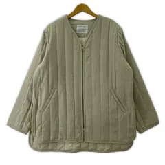 BAYFLOW ベイフロー 中綿 ジップ キルティングジャケット size3/ライトベージュのサムネイル