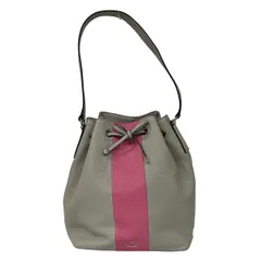 Kate spade(ケイトスペード) ショルダーバッグ ベネットストリート セレン PXRU5950 グレーベージュ×ピンク 巾着型 レザー