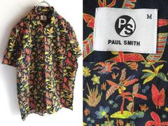 日本製【Paul Smith】総柄開襟シャツ 半袖コットンシャツ M - メルカリ