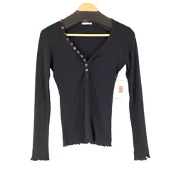 ユーズドフルギ USED古着 {{POLE}} ボタンデザインカットソー レディース 表記無 