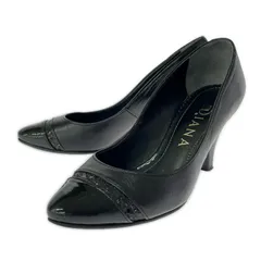 DIANA ダイアナ 異素材切替パンプス size21/ブラック