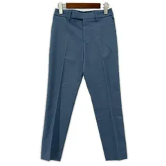 IENA イエナ センタープレス テーパード スラックスパンツ size34/ブルー