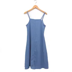 フリーズマート Free's Mart キャミ ワンピース フレア ロング丈 ボーダー柄 S ライトブルー /FT19