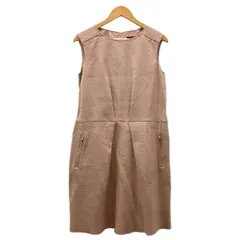 EPOCA(エポカ) ワンピース サイズ44 L レディース美品  - ライトピンク クルーネック/ノースリーブ/ロング