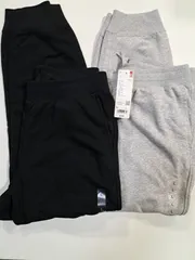 UNICLO スウェットパンツ　Lサイズ　グレー&黒　2枚セット　未使用