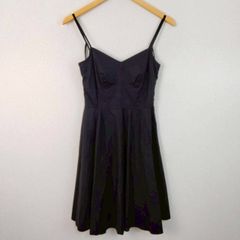 Banana Republic バナナリパブリック キャミソールワンピース ブラック 0サイズ レディース 古着 モード シンプル