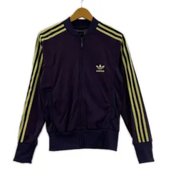 adidas アディダス 裏起毛トラックジャケット sizeS/パープル