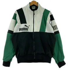 PUMA  プーマ トラックジャケット size表記なし/ブラック×グリーン×ホワイト