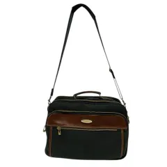 サムソナイト Samsonite ショルダーバッグ ボストンバッグ 布製 スクエア 大容量 ロゴ 無地 ファスナー開閉 緑 グリーン カーキ ブラウン 茶