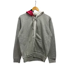 フィフティーファイブディーエスエル 55DSL パーカー 長袖 無地 コットン混 S グレー ピンク 黒 ブラック 白 ホワイトのサムネイル